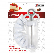 DELIZIA SIRINGA DECORATRICE C/8 BECCUCCI CM.22 (8pz)